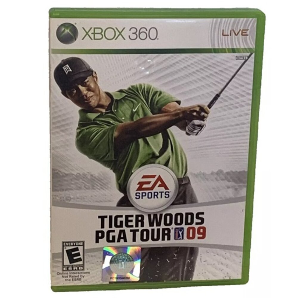 Tiger Woods PGA Tour 09 (Microsoft Xbox 360, 2008) Video Game Golf Sports